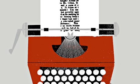 Typewriter illustration by Chris Madden